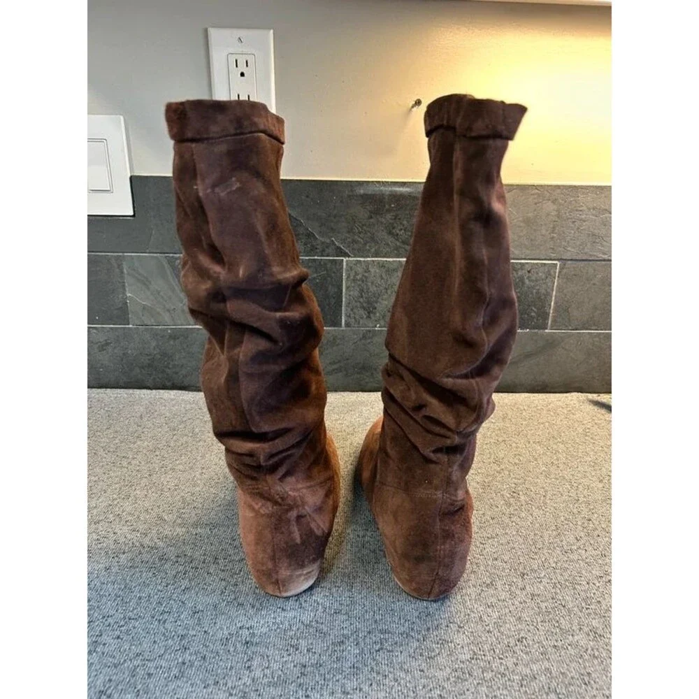 Blondo Brown Suede Knee High Boots Size 10M